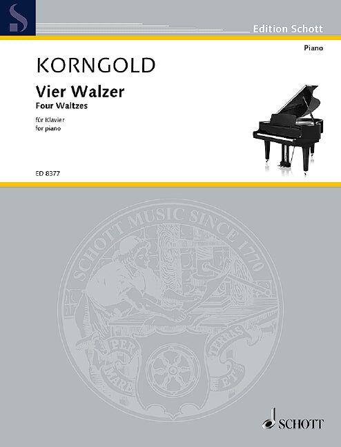 Four Waltzes for Piano Sheet Music