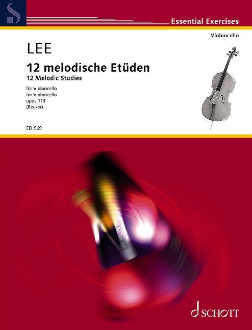 12 Melodic Studies Op 113 for Cello Sheet Music