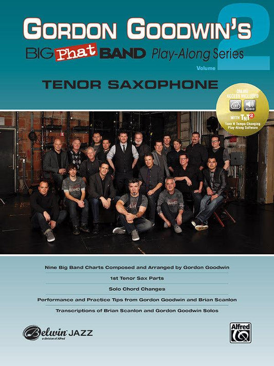 Big Phat Band Playalong Volume 2 Tenor Sax Book with CD