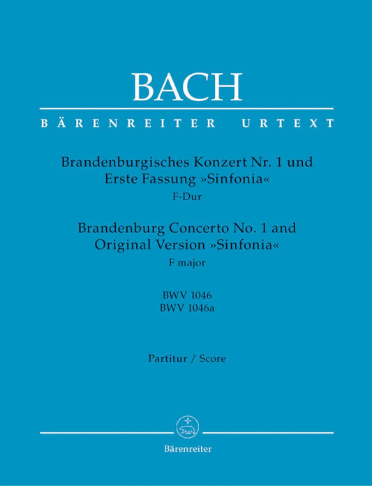 Brandenburg Concerto No 1 New Edition Score