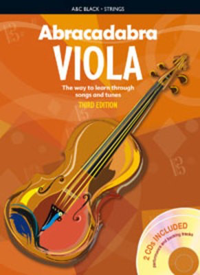 Abracadabra Viola Book with 2 CDs - 3rd Edition Viola Sheet Music and Tutor for Individual and Group Lessons
