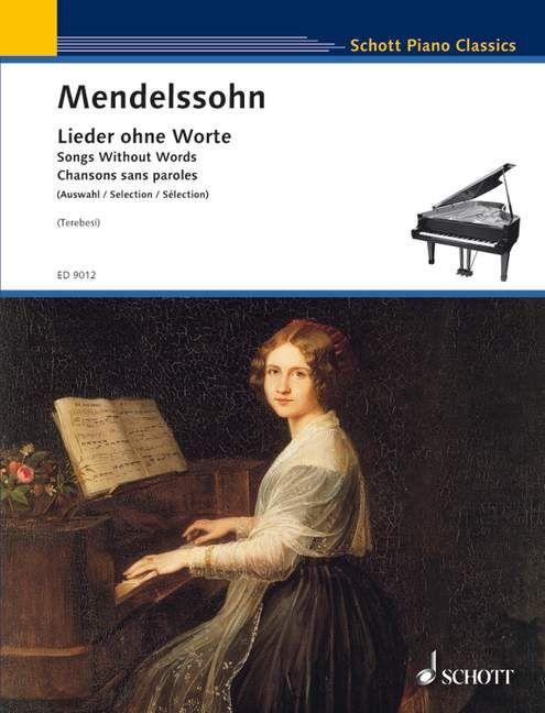 Mendelssohn Selections from Songs Without Words - Vocal Sheet Music