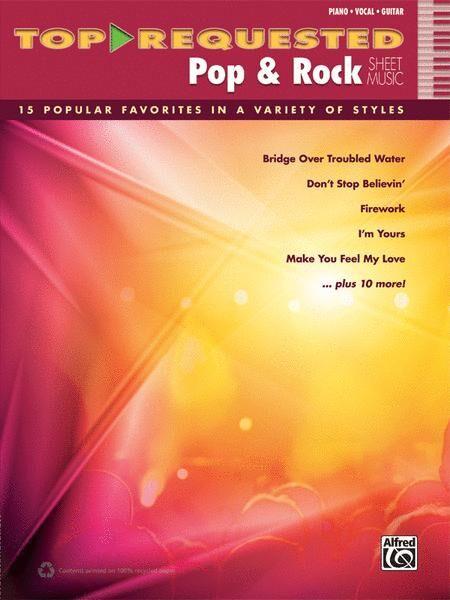 Pop & Rock Sheet Music PVG - 15 Popular Songs for Piano, Vocal, Guitar