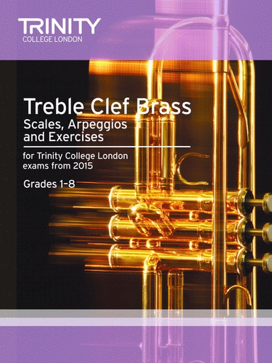Trinity Treble Clef Brass Scales Grades 1-8 TCL013354 Sheet Music for Tuba