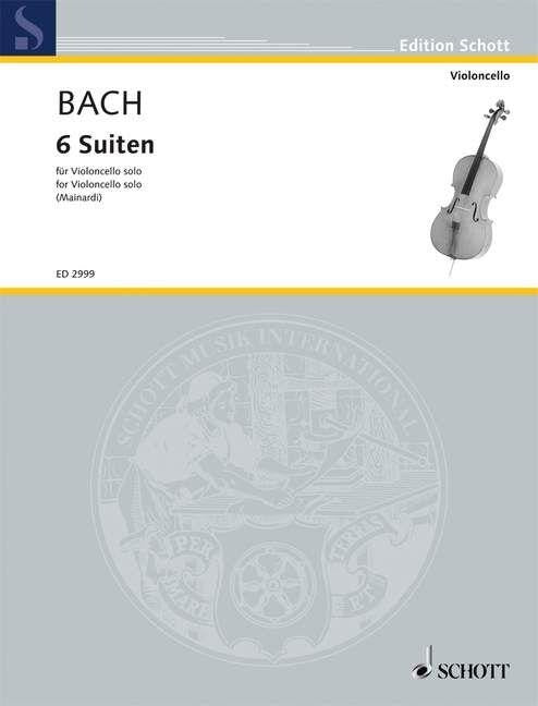 Bach Six Suites for Cello BWV 1007-1012 Sheet Music