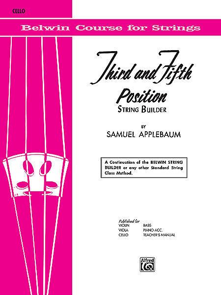 3rd and 5th Position Studies for Cello Sheet Music