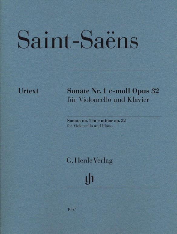 Saint-Saens Cello Sonata No 1 in C minor Op 32 for Cello and Piano Henle HN1057
