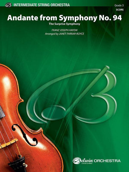 Andante from Symphony No. 94, Haydn - String Orchestra Sheet Music