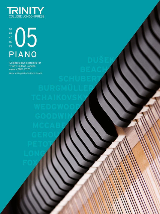 Trinity Piano Exam Pieces 2021-23 Grade 5 - Book Only - Trinity College TCL020284
