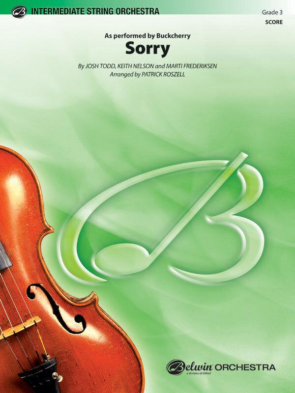 SORRY SOR GR3 String Orchestra Sheet Music