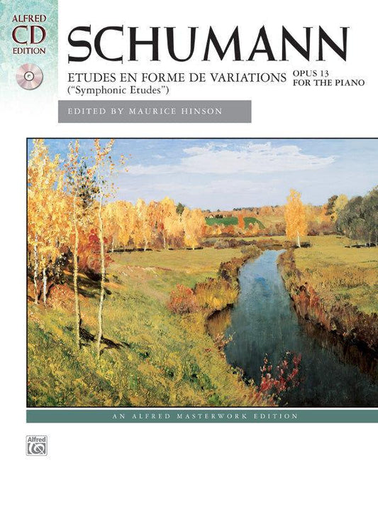 Schumann Symphonic Etudes Op 13 Piano Sheet Music with CD