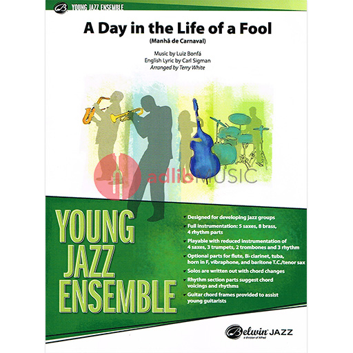 A Day in the Life of a Fool Jazz Ensemble Sheet Music Grade 2 Arranged by Terry White Belwin Jazz