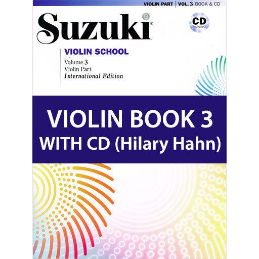 Suzuki Violin School Book/Vol. 3 International Edition - Violin Part with CD 48728