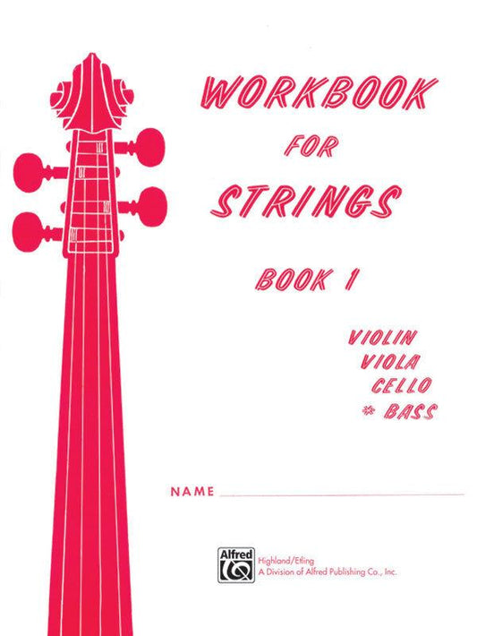 Workbook for Strings Book 1 - Bass Sheet Music