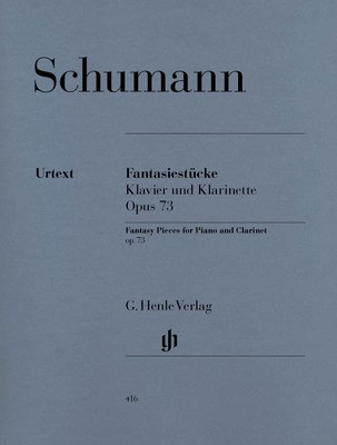 Schumann Fantasy Pieces Op. 73 for Clarinet in Bb or A Henle HN416