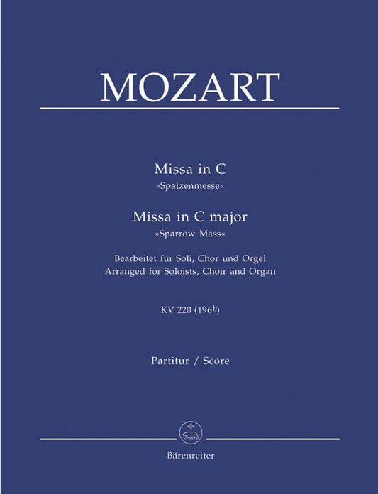 Missa Brevis in C Choir/Organ Score