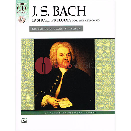 Bach 18 Short Preludes Book with CD - Johann Sebastian Bach - Alfred Music