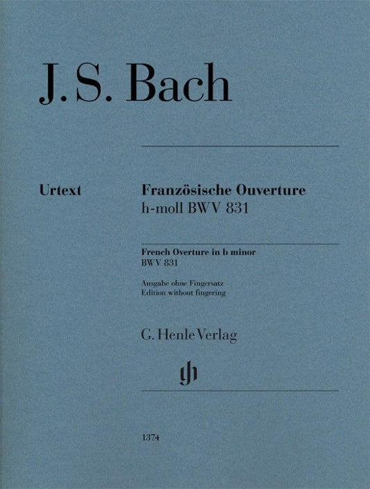 French Overture in B Minor BWV 831 Piano Sheet Music by Bach