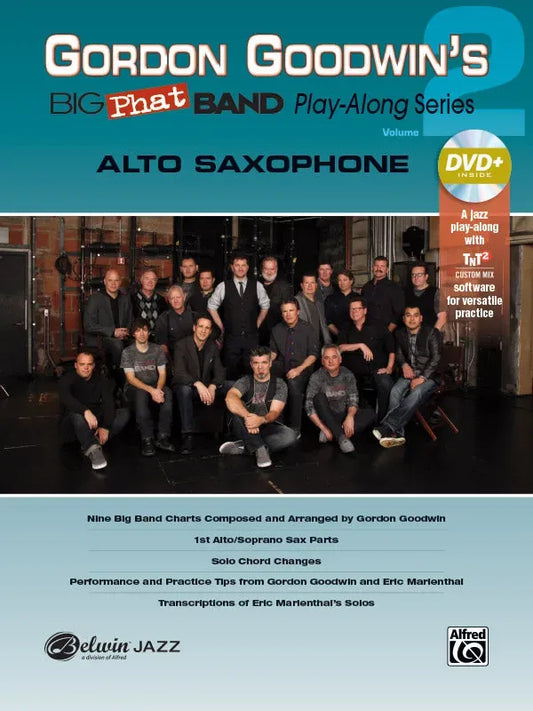 Big Phat Band Playalong Volume 2 for Alto Saxophone with CD