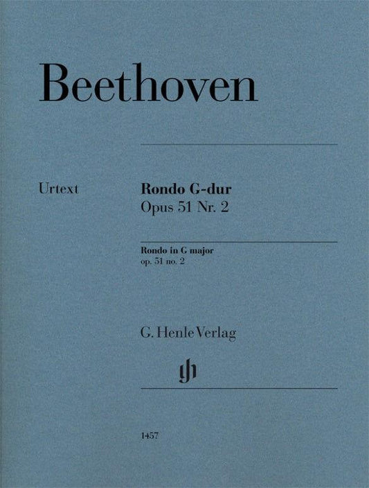 Beethoven Rondo G Major Op 51 No 2 Piano Sheet Music