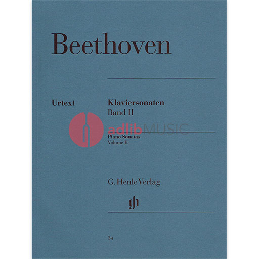 Beethoven - Piano Sonatas Volume 2 - Henle HN034 - Piano Sheet Music
