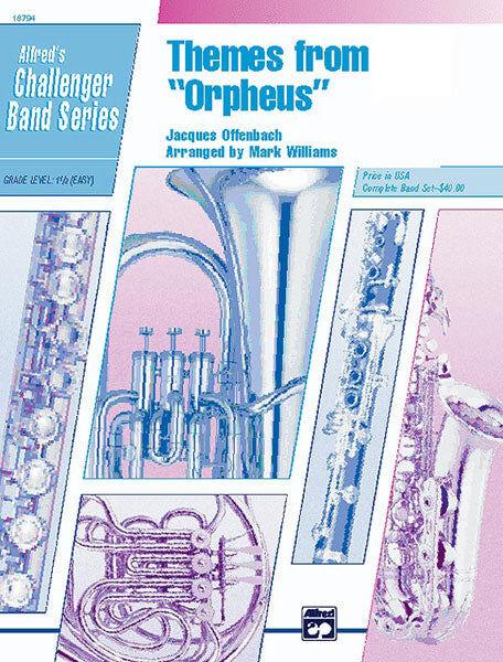 Themes from Orpheus Concert Band Sheet Music by Mark Williams