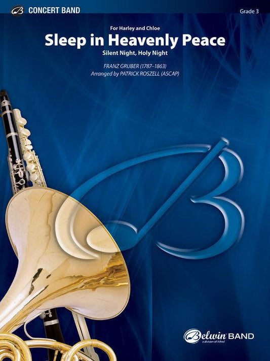 Sleep in Heavenly Peace Concert Band Sheet Music by Franz Gruber