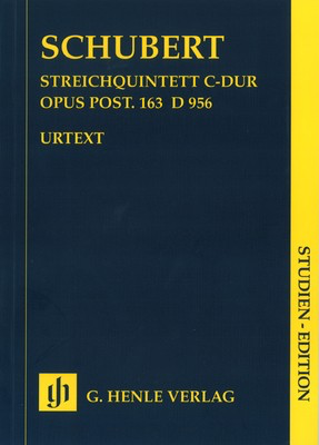 String Quintet in C Op. post 163 D 956 Urtext Edition by Egon Voss