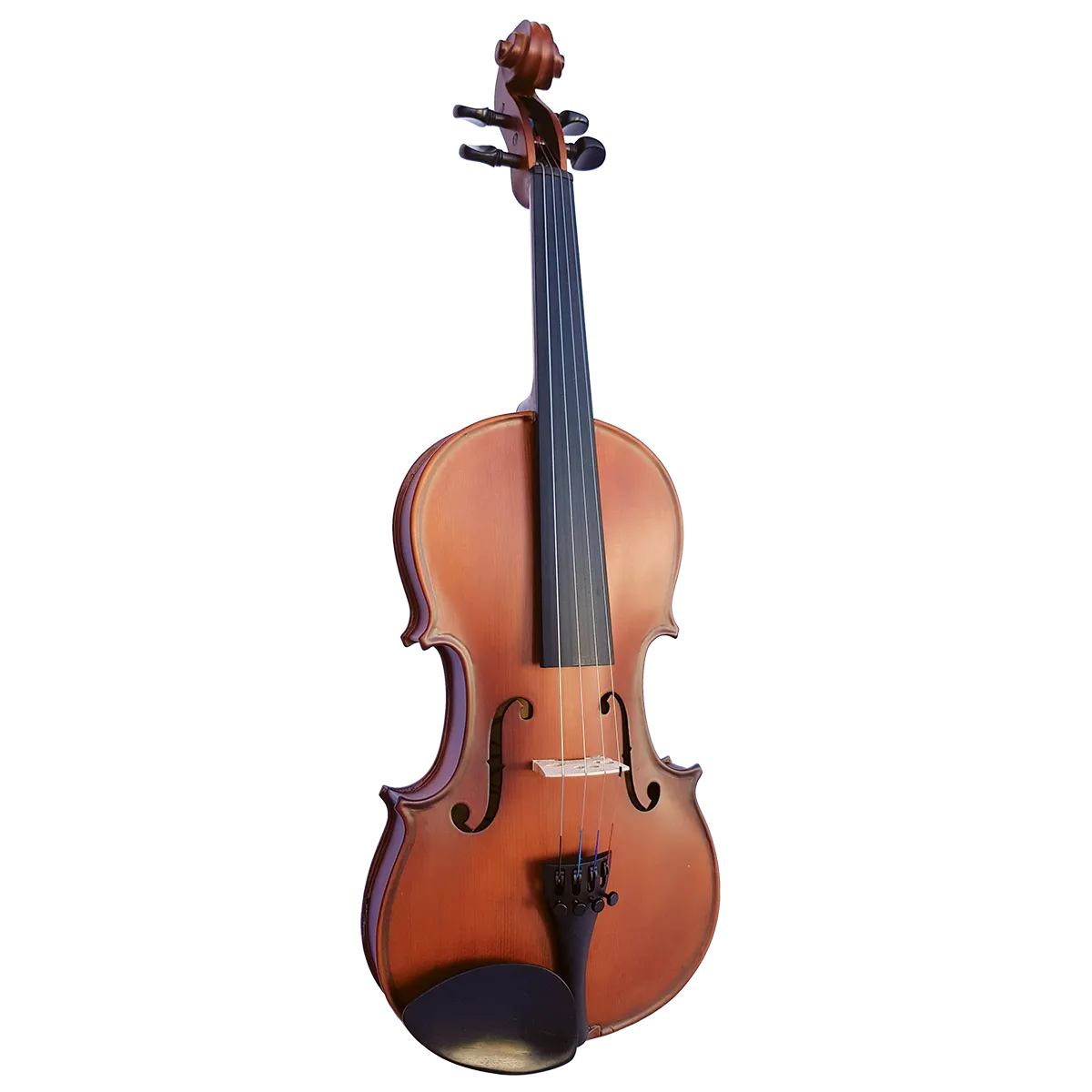 Vivo Neo Plus Student 1/8 Violin Outfit with Solid Spruce Top, Solid Maple Back, Ebony Fingerboard, and Lightweight Poly-Foam Case