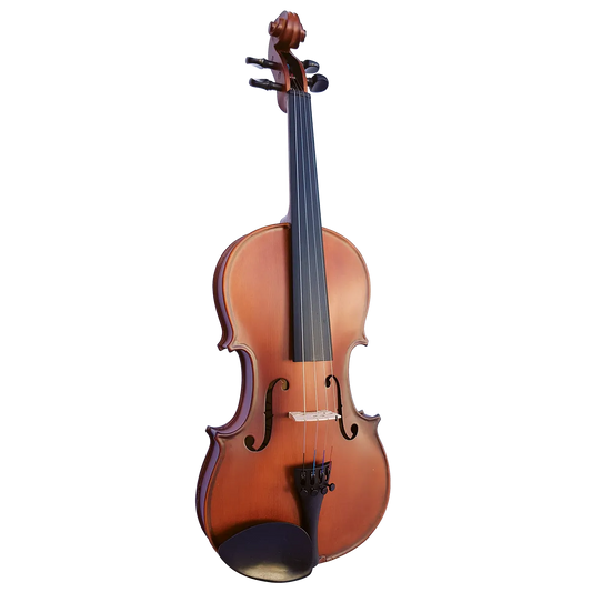 Vivo Neo Plus Student 1/2 Violin Outfit with Solid Spruce Top and Maple Back, Ebony Fingerboard, Lightweight Case and Bow