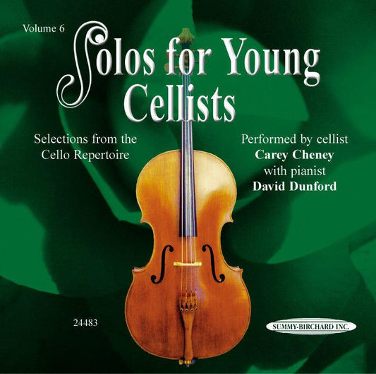 Solos for Young Cellists Volume 6 CD