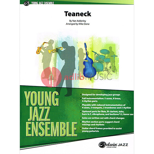 Teaneck Young Jazz Ensemble Grade 2 Sheet Music - Nat Adderley Arranged by Mike Dana - Belwin Jazz - Alfred