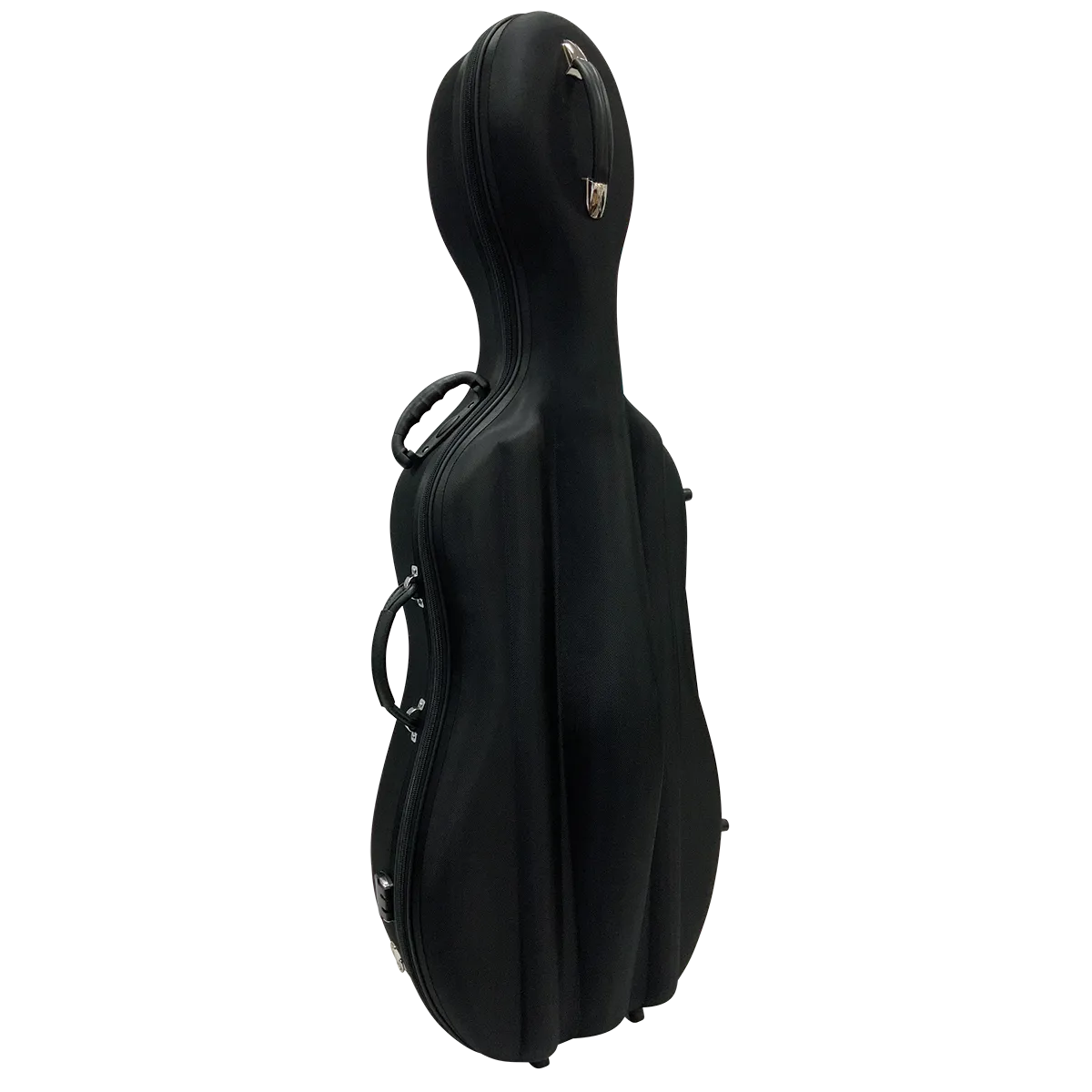 Vivo Baccello 1/2 Cello Case Black with Wheels, Padded Straps & Combination Lock