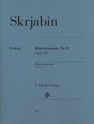 Piano Sonata No 8 Op 66 - Urtext Edition