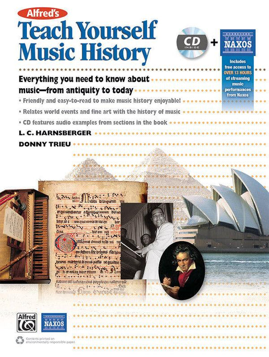 Alfred's Teach Yourself Music History Book with CD and Online Access - Harnsberger, Trieu 40142