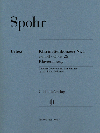 Clarinet Concerto No 1 in C Minor Op 26 for Clarinet and Piano