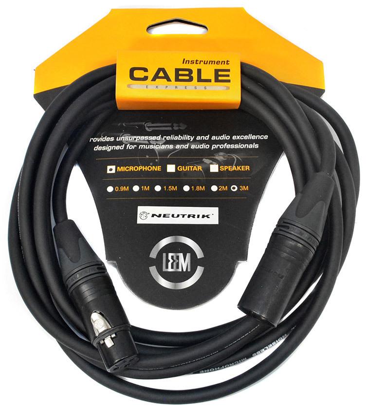 Leem 10ft Platinum Series Microphone Cable XLR Male to XLR Female