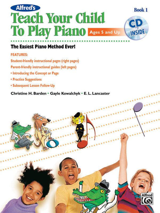 Teach Your Child to Play Piano Book 1 with CD