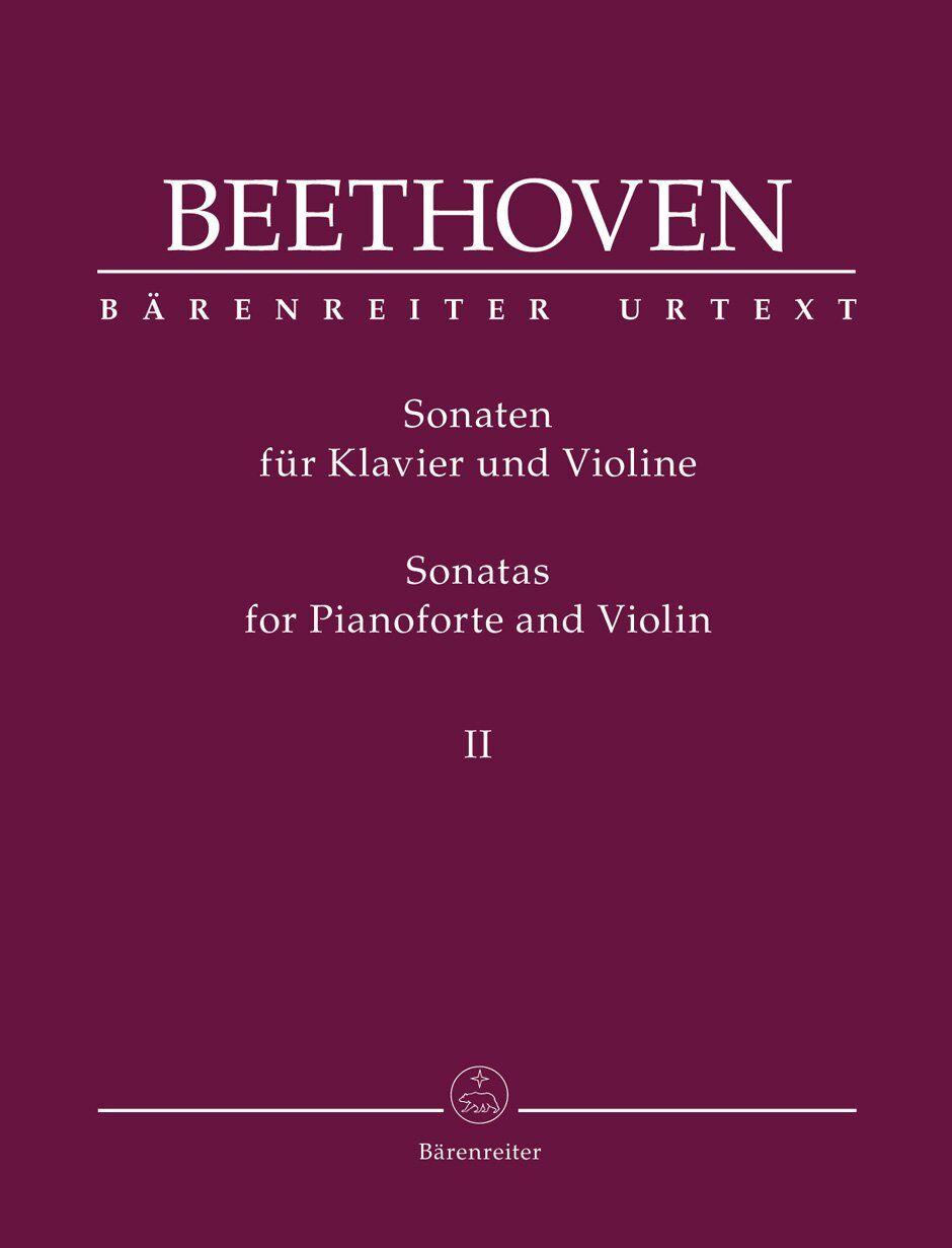 Beethoven Sonatas for Violin and Piano, Volume 2 - Critical Edition by Clive Brown