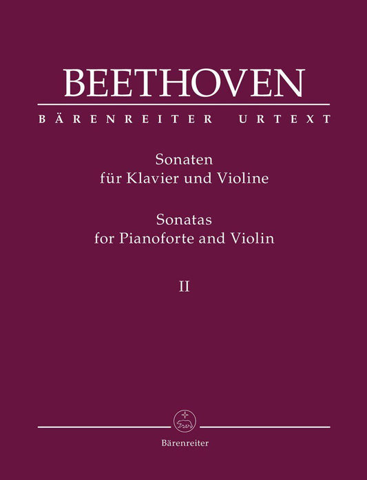 Beethoven Sonatas for Violin and Piano, Volume 2 - Critical Edition by Clive Brown