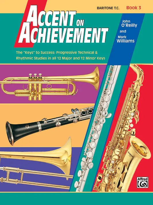 Accent on Achievement Book 3 Baritone TC Concert Band Sheet Music