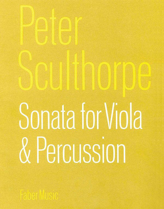 Sonata for Viola and Percussion Sheet Music