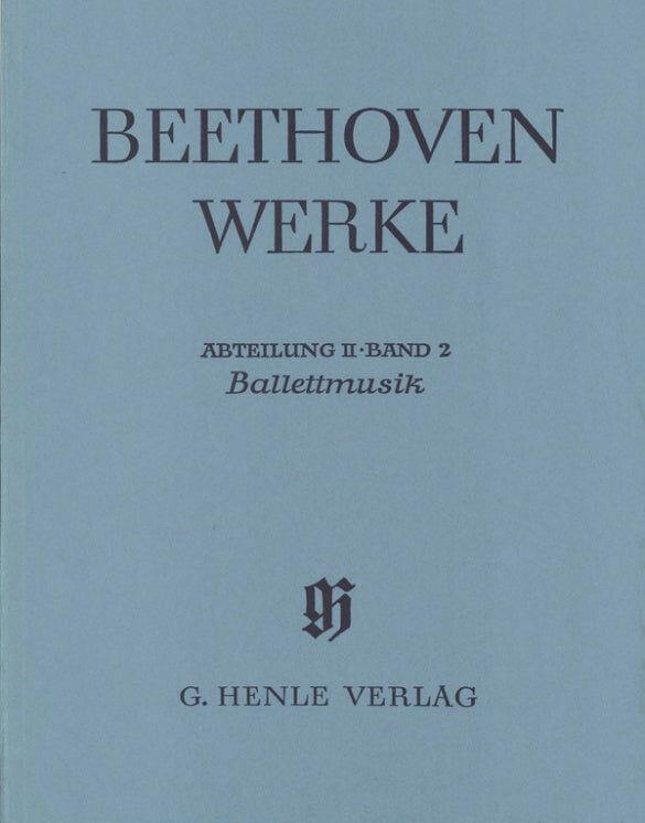 Beethoven Ballet Music Full Score Bound Edition - Henle