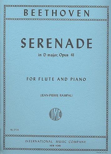 Beethoven Serenade in D Major Op. 41 for Flute and Piano Sheet Music