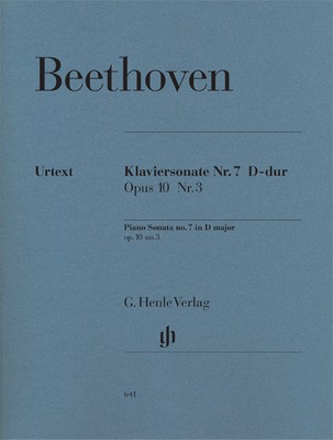 Beethoven Piano Sonata No. 7 in D Major Op. 10 No. 3 Urtext Edition