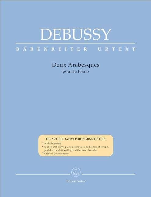 Deux Arabesques for Piano - Debussy, Back Regina Barenreiter BA8768
