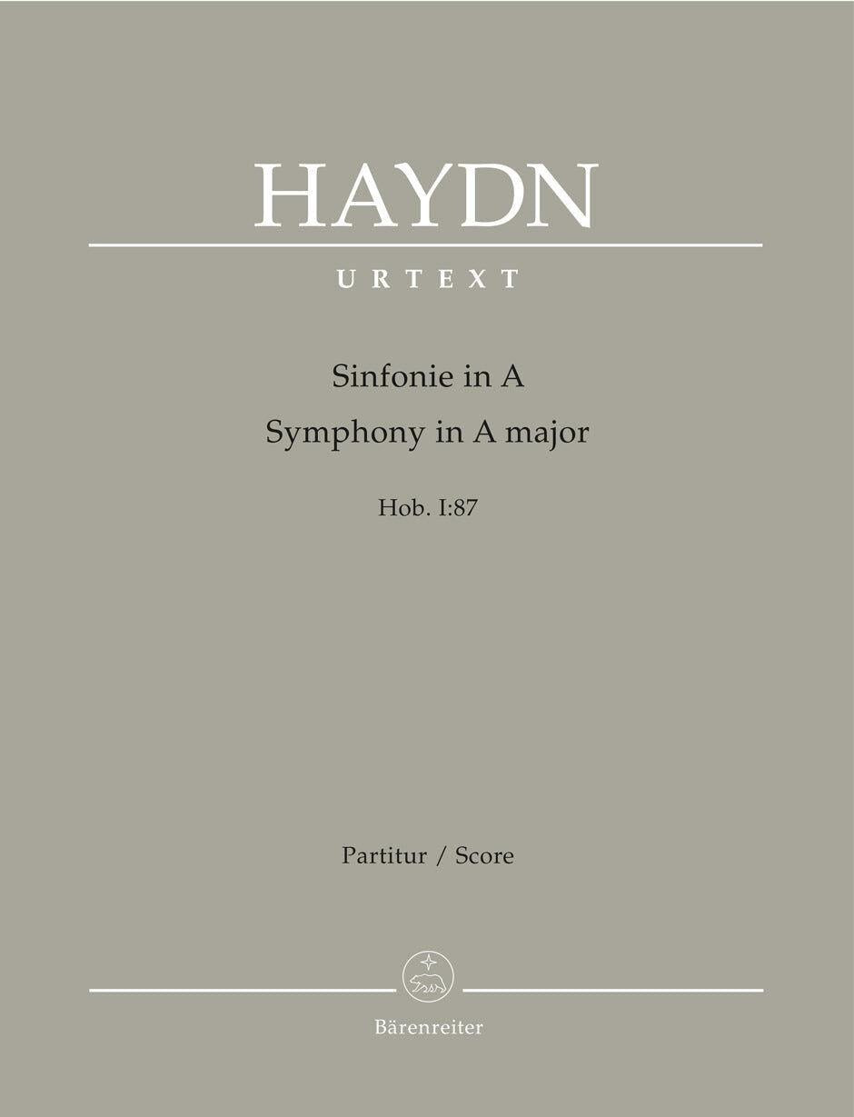 Symphony No 87 Full Score Sheet Music Haydn