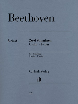 Beethoven - 2 Sonatinas in F Major & G Major Anh 5 - Piano Solo Urtext Edition Henle HN365