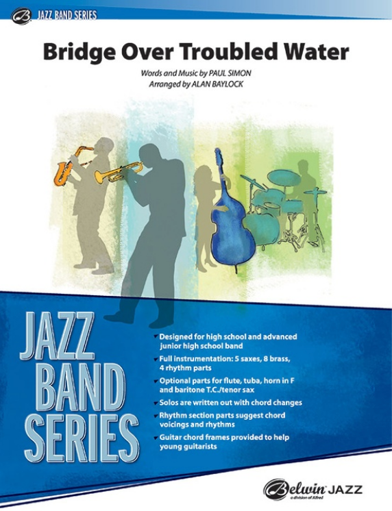 Bridge Over Troubled Water Jazz Ensemble Sheet Music Gr 3.5