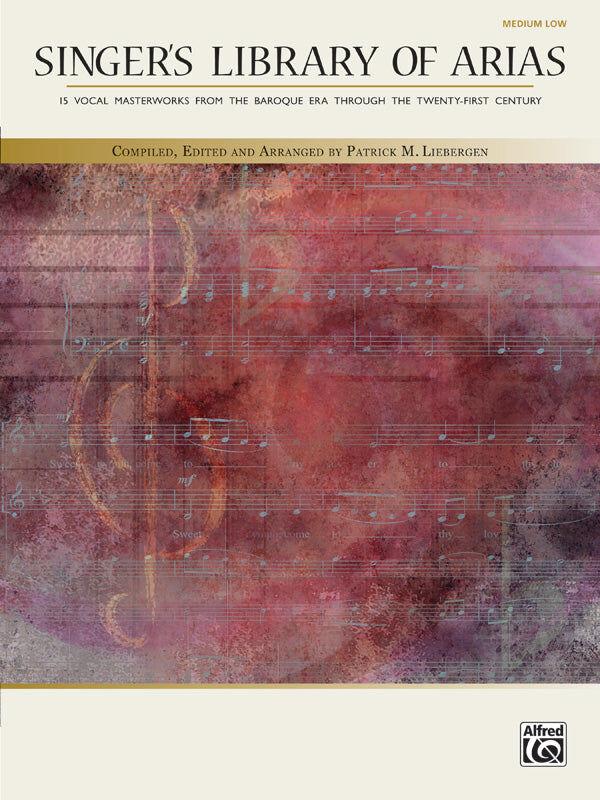 Singers Library of Arias Low Voice Book
